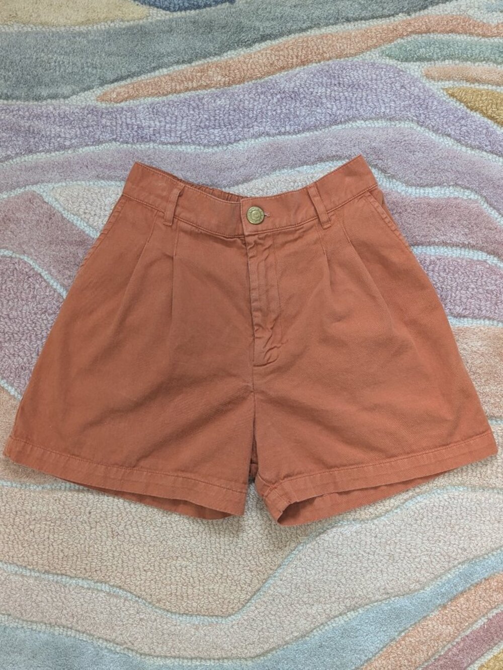 Big Bud Press Orange Trouser Shorts